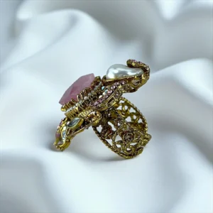 DESIGNER PINK RING 1