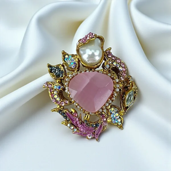DESIGNER PINK RING