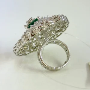 EMERALD LEAFY RING 1