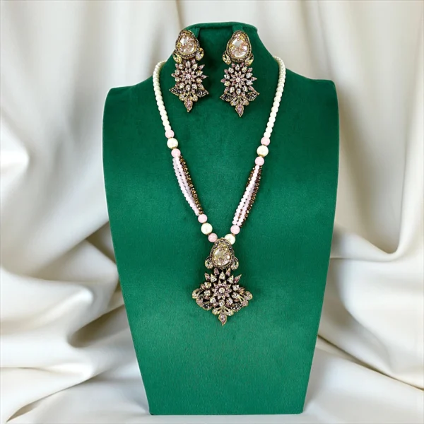 FLORAL PINK MALA SET