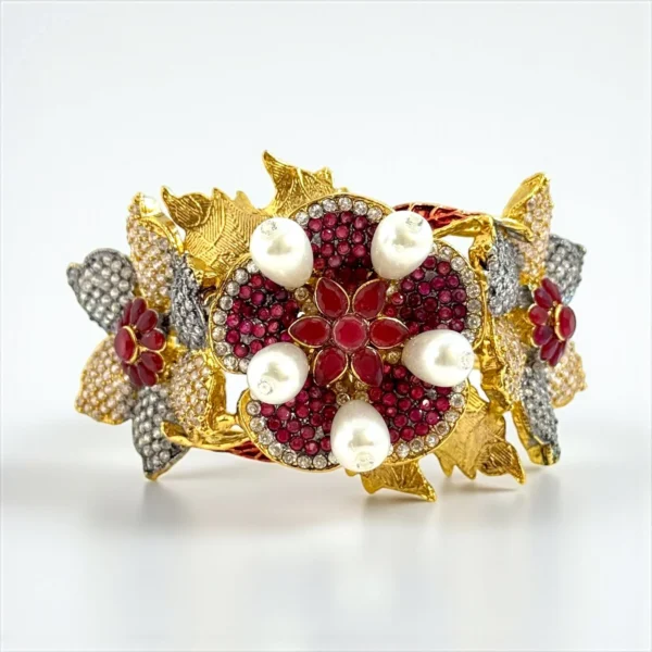 FLORAL RED BANGLE 2