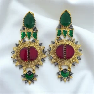 INDIAN FLORAL EARRINGS
