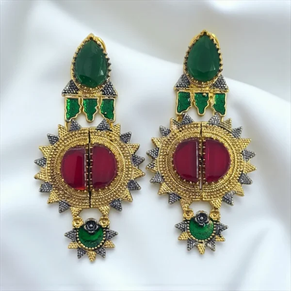 INDIAN FLORAL EARRINGS