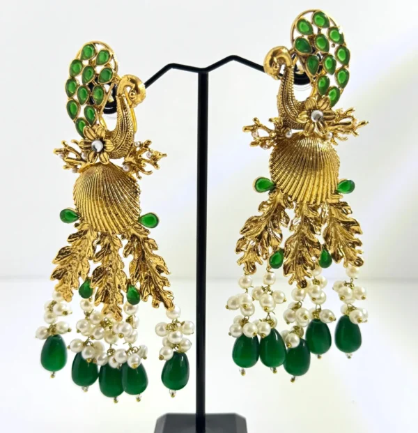 MORNEE GREEN EARRINGS 3