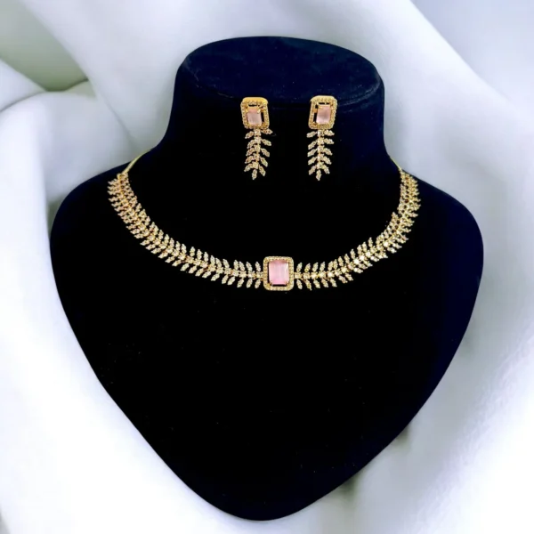 PINK NECKLACE SET 3