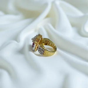 SHINY MAROON RING 1