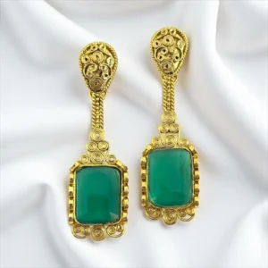 STYLISH GREEN EARRINGS