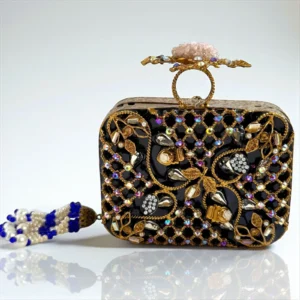 STYLO BLUE CLUTCH