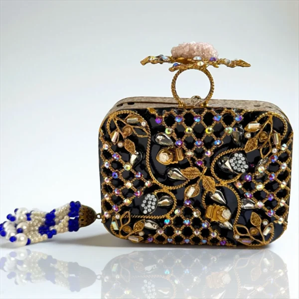 STYLO BLUE CLUTCH