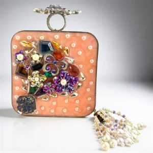 STYLO PEACH CLUTCH