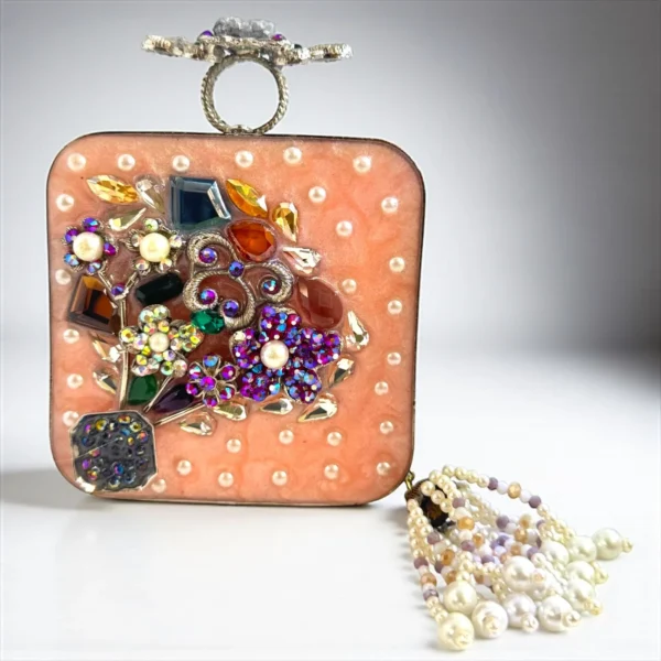 STYLO PEACH CLUTCH