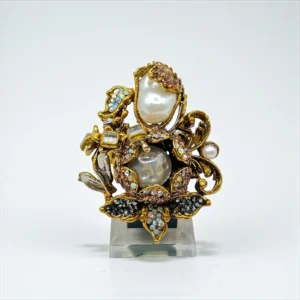 petal bronze ring 2