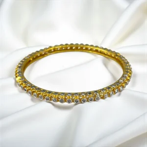 BEADED WHITE BANGLE 1