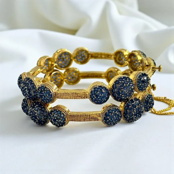 BLOSSOM BLUE BANGLES 1