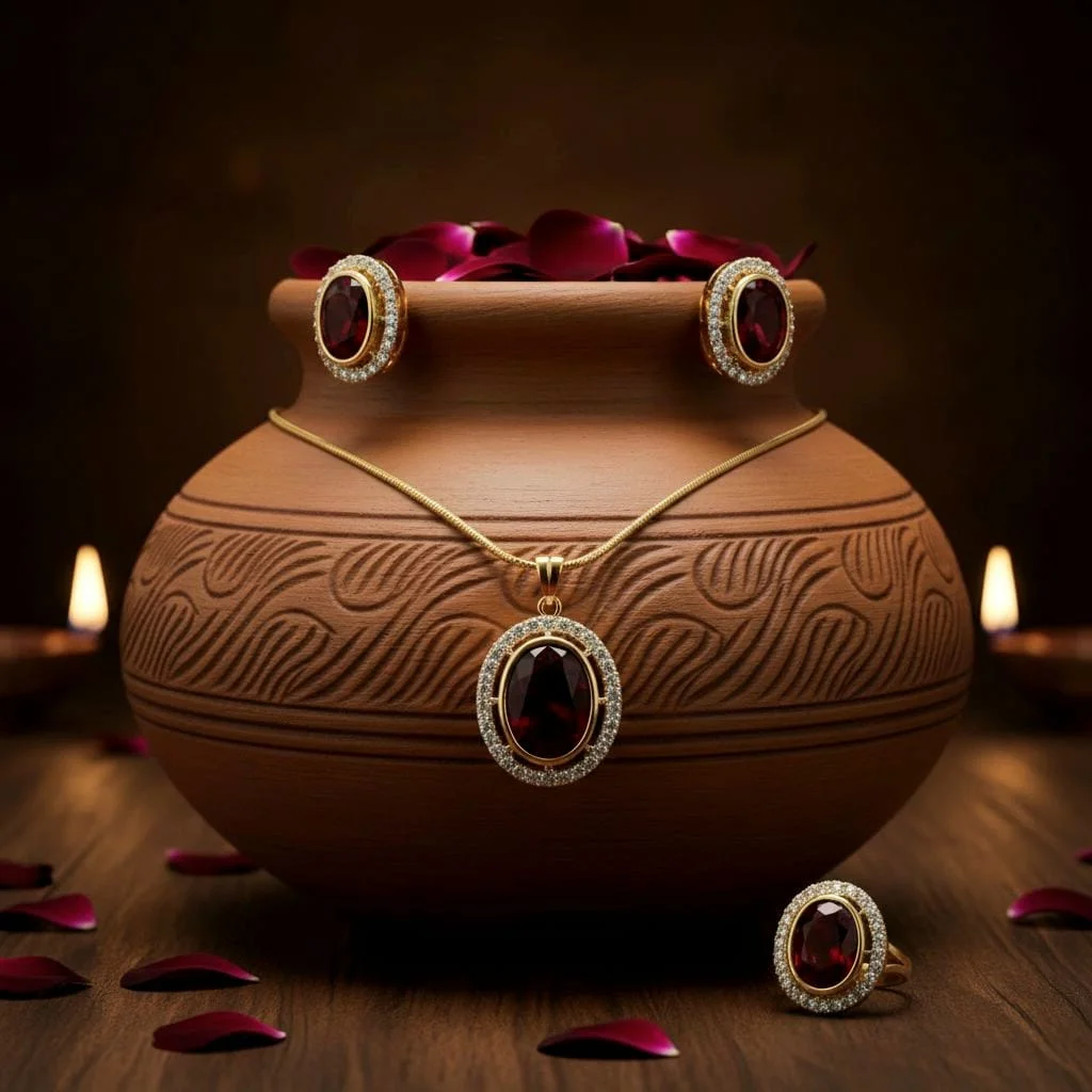 DEEP MAROON COMBO SET