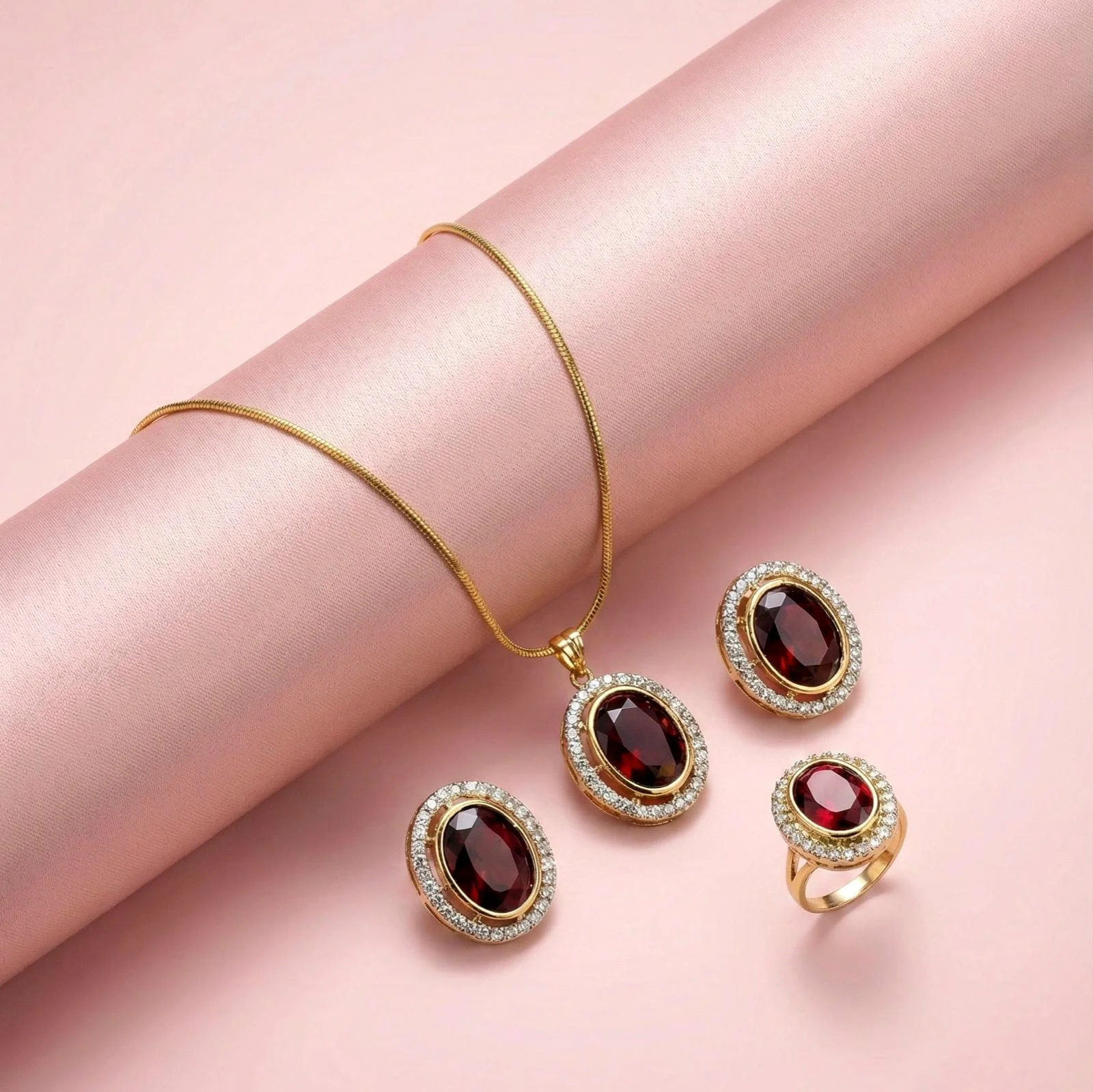 DEEP MAROON COMBO SET