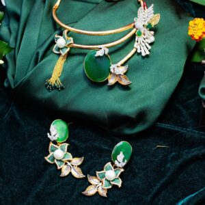 EMERALD FLORAL SET