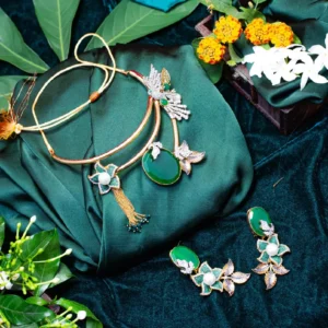 EMERALD FLORAL SET 2