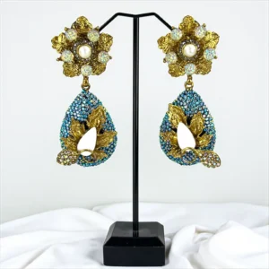 FEROZA GEM EARRINGS (1)
