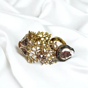 FLORAL BROWN BRACELET 1