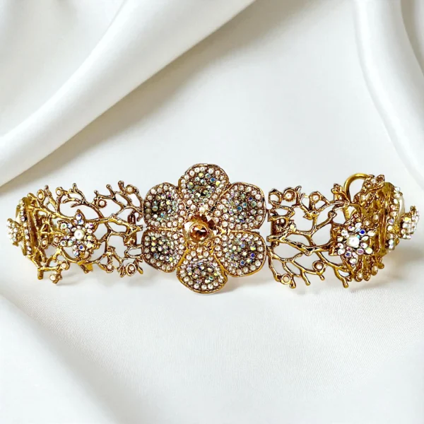FLORAL CHAMPAGNE BRACELET