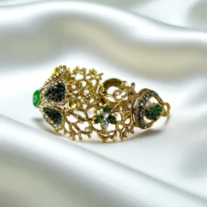 FLORAL GREEN BRACELET 1