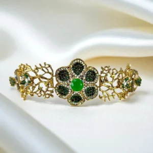 FLORAL GREEN BRACELET