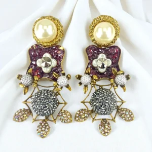 GEM BEAD EARRINGS