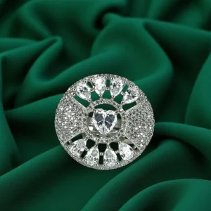 HEART SILVER RING
