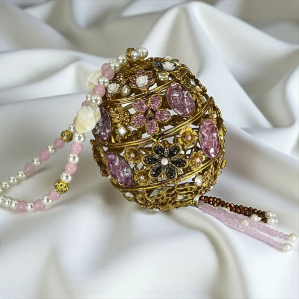LAVENDER FLORAL CLUTCH