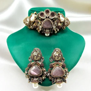 LAVENDER NECKLACE SET