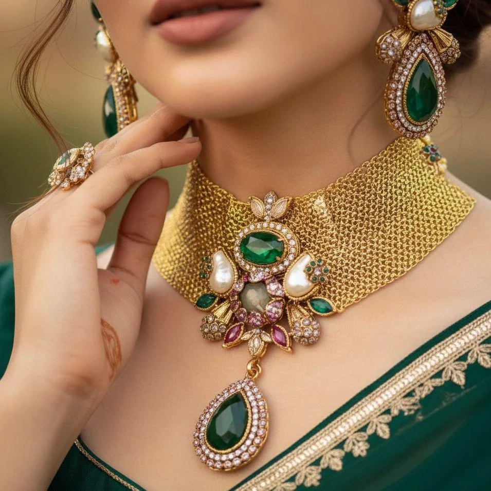 MAHARANI EMERALD SET