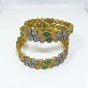 OPULENT GREEN BANGLES 1