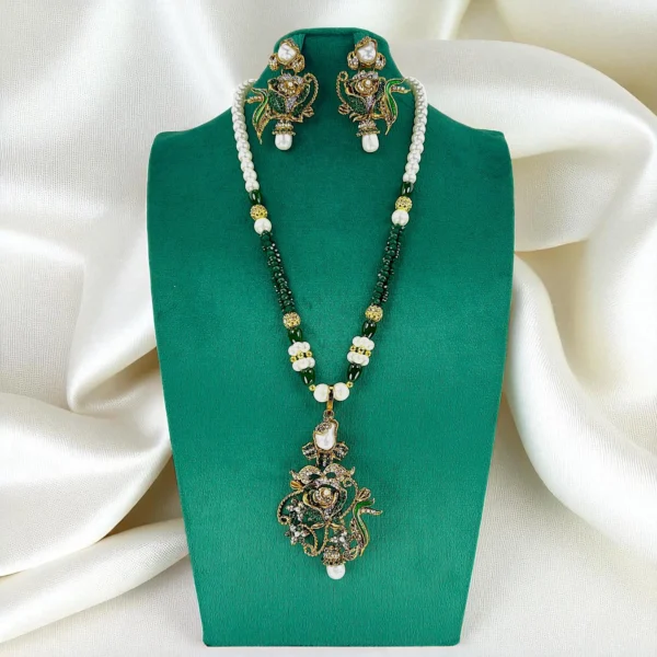 ROSSY EMERALD MALA SET