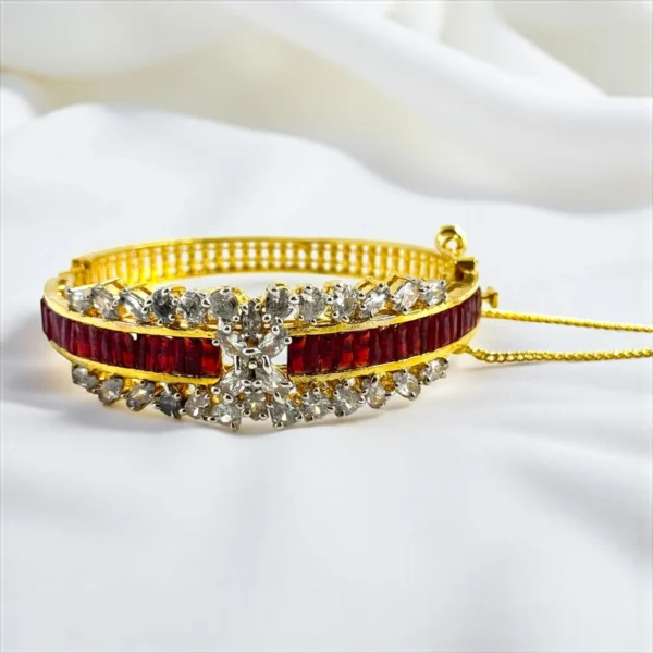 RUBY STONE BANGLE 2