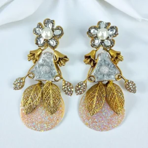 SHIMMER WHITE EARRINGS
