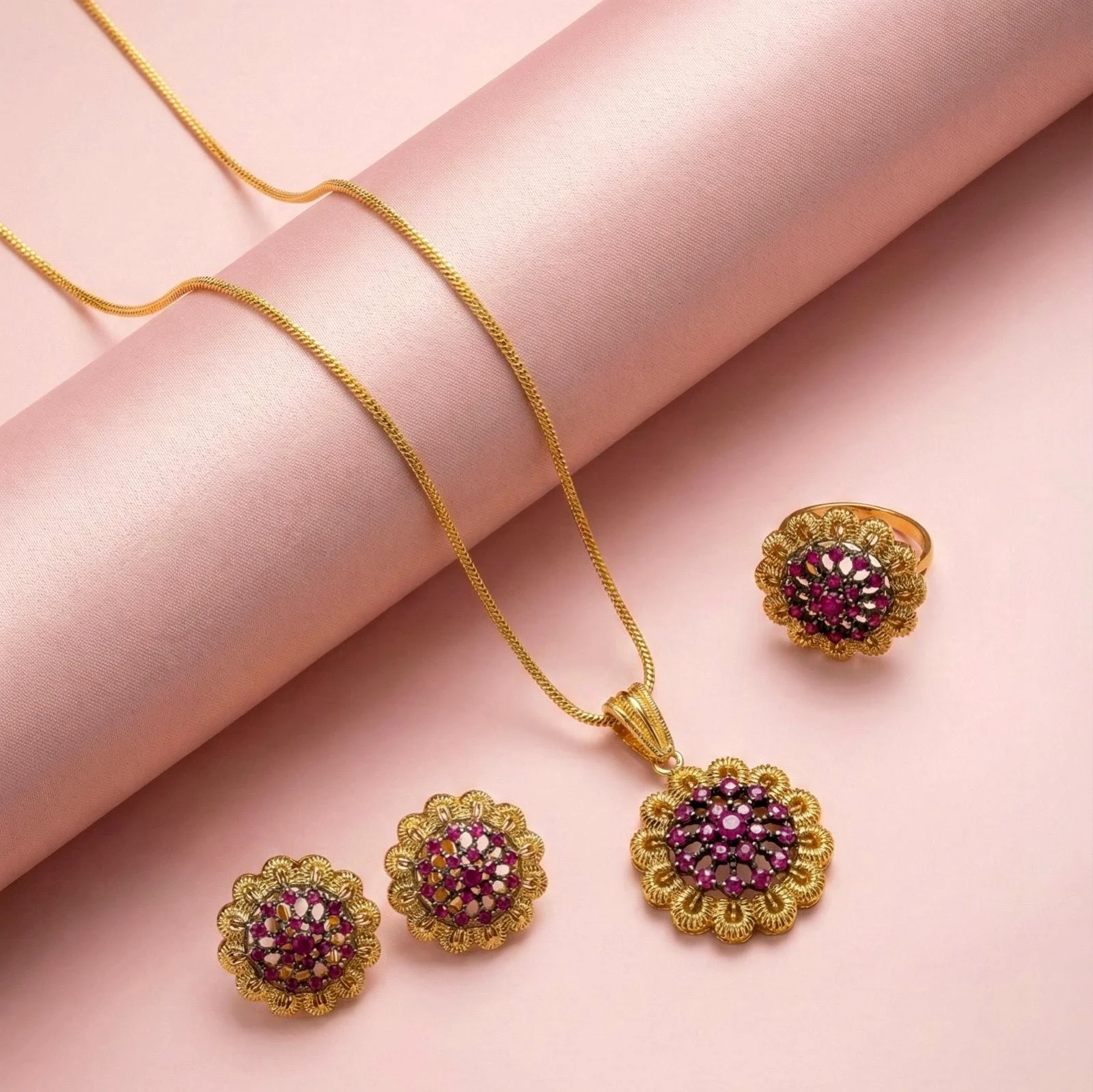 STYLISH PINK COMBO SET