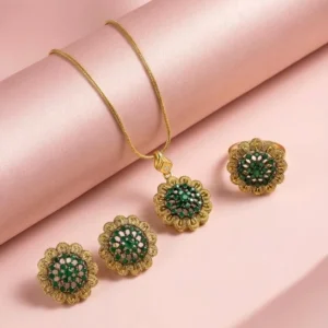 STYLLISH GREEN COMBO SET