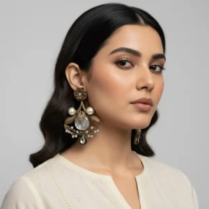 WHITE OPAL EARRINGS