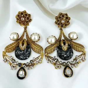 black opal earrings