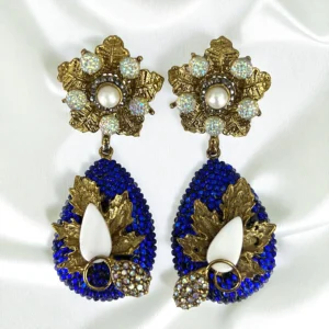 gem earrings