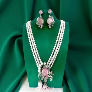 sparkle pink mala set
