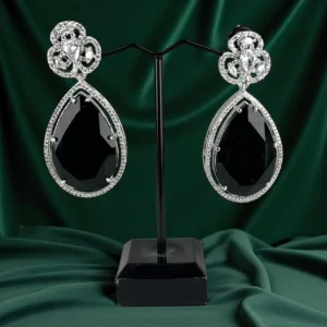 AD BLACK EARRINGS