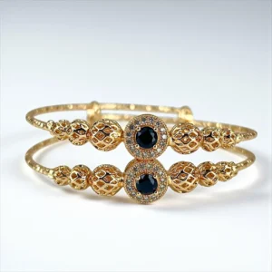 BLACK STONE BANGLES