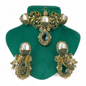 BRANCHED EMERALD SET