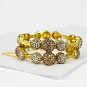 CHAMPAGNE BLOSSOM BANGLES