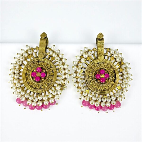 CLUSTER PINK EARRINGS