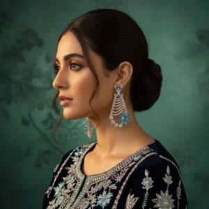 ELEGANT BLUE EARRINGS 2