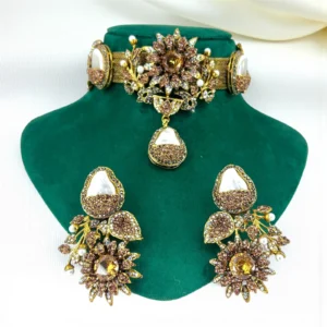 FLORAL BRONZE SET