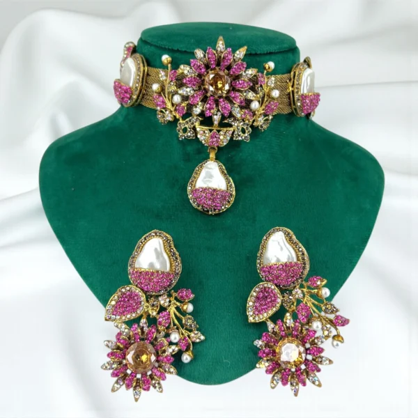 FLORAL MAGENTA SET 1